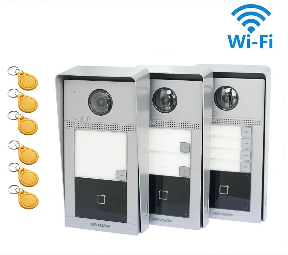 Deurbel – Deurstation – Toegangsdeurstation – Beldrukker – Deurintercom – Kleurencamera 124° – IP65 Waterdicht – Flush Cover Variant