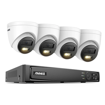 Beveiligingscamera Set – IP Camera – CCTV Systeem – Surveillance Camera – Dome Camera – 12MP Resolutie – 8-Kanaals NVR Met 1TB Opslag