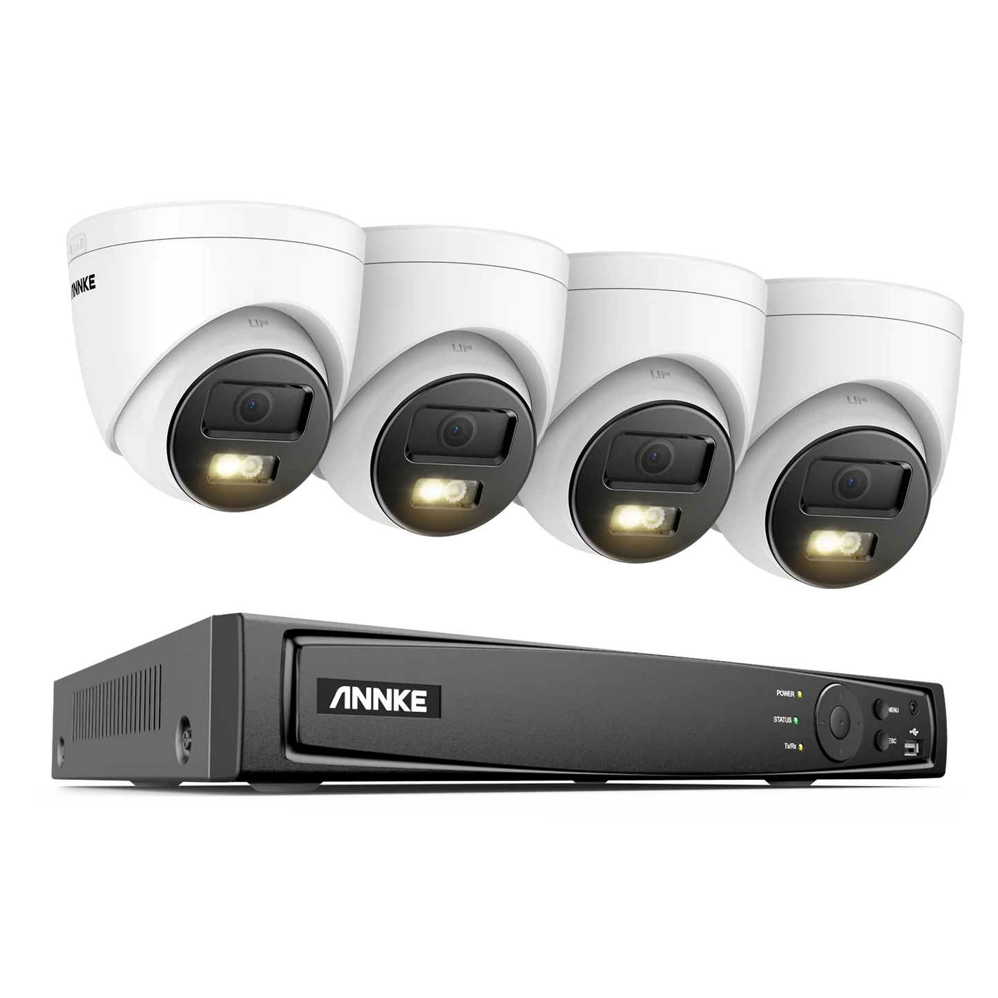 8-kanaals NVR Beveiligingssysteem – IP Camera Set – CCTV Bewakingscamera – 12MP Netwerkcamera – PoE Recorder – Dual Light Nachtzicht – 8TB Opslagondersteuning