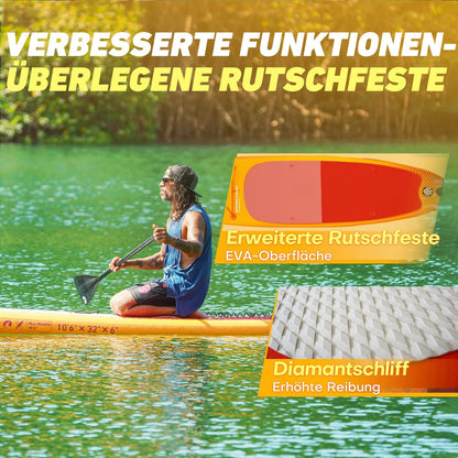 Opblaasbare Paddleboard – SUP – Stand Up Paddleboard – Paddle Board – Lichtgewicht – Antislip EVA-Pad – Draagbaar - Oranje