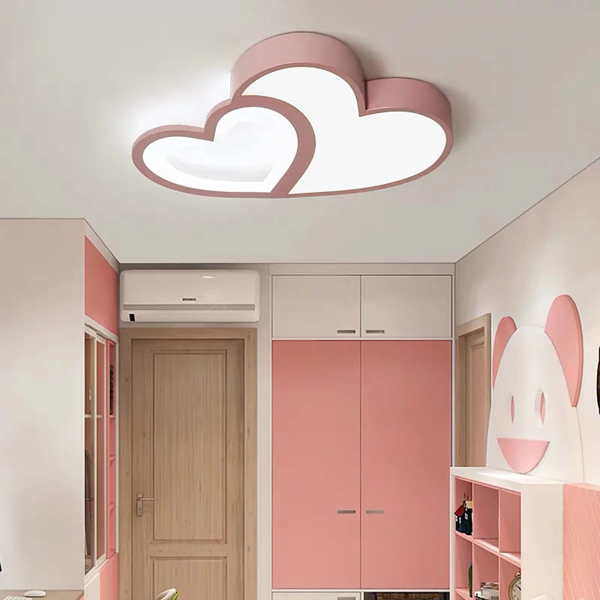 Ceiling lamp - Ceiling lamps - Ceiling light - Lamps - Children's room lamp - Dimmable - Baby lamp Light Cartoon - Pink Specifications