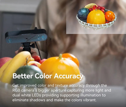 3D-Scanner – Handheld Scanner – Laser Scanner – Digitale Scanner – 3D-Sensor – Ultra-Hoge Nauwkeurigheid 0,05 mm – Wi-Fi 6 & USB-C Connectiviteit