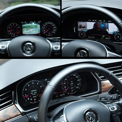 Digitale Dashboard Cluster – Digitaal Instrumentenpaneel – LCD Dashboard – Auto Display – Virtual Cockpit – 10,25 Inch HD Scherm – Plug & Play Installatie – Voor Caddy 2016-2020 - QUORE