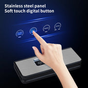 BioloMix - Vacuum Sealer - Vacuum Sealer - Electric Dry/Wet Food Packaging for Kitchen - Silver Gray