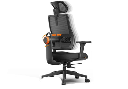 Ergonomische Bureaustoel - Gaming Stoel - Stoelen - Bureaustoelen - Hoge Rug - Verstelbare Lendensteun - met Automatische Volgfunctie - 3D Verstelbare Armleuningen - Verstelbare Hoofdsteun en Zithoogte - Zwart