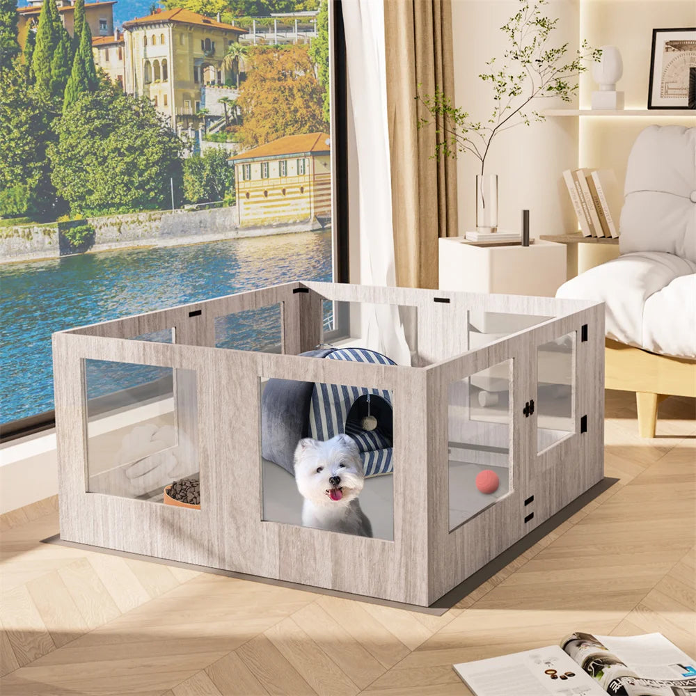 Hondenhok – Puppyren – Werphok – Huisdierbench – Binnenhok – Gehard Glas – Waterdichte Mat
