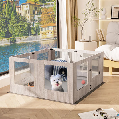 Hondenhok – Puppyren – Werphok – Huisdierbench – Binnenhok – Gehard Glas – Waterdichte Mat