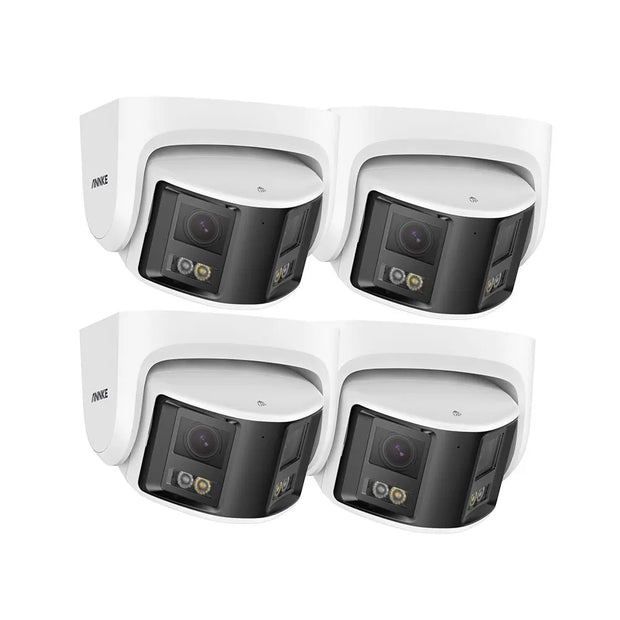 Security Camera System - 8MP Camera - Outdoor - POE Camera - Surveillance Camera - AI Human Detection - Security Camera - 2 Pack - White