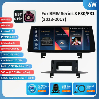 Autoradio – Carplay Autoradio – Android Auto – Multimedia Radio – GPS Navigatie – 10,25 Inch Scherm – Android 13 Systeem