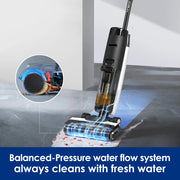 Cordless Stick Vacuum Cleaner - Stick Vacuum Cleaner - Vacuum Cleaner - Cordless Stick Vacuum Cleaner - Powerful Suction - 25 V - Wet Dry Vacuum Cleaner - LCD - Dust Bucket - White
