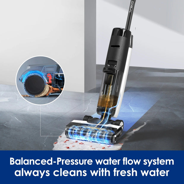 Cordless Stick Vacuum Cleaner - Stick Vacuum Cleaner - Vacuum Cleaner - Cordless Stick Vacuum Cleaner - Powerful Suction - 25 V - Wet Dry Vacuum Cleaner - LCD - Dust Bucket - White