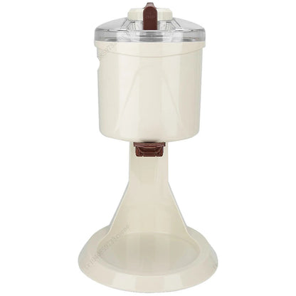 Mini Softijs Machine - IJsmachine - IJsmaker - Automatisch - 220V - 20W - 1L - 42.5 x 24 x 27 cm - Beige