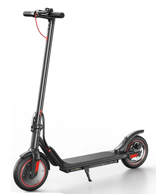 Scooter - Elektrische Step - E-Scooter - Opvouwbare - met Koplampen - Achterlichten - 36V - Oplader - EU-stekker - 8.5 Inch Honingraatband - 7.5Ah - 500W - 30km/h - IP54 -112 x 48 cm - Zwart