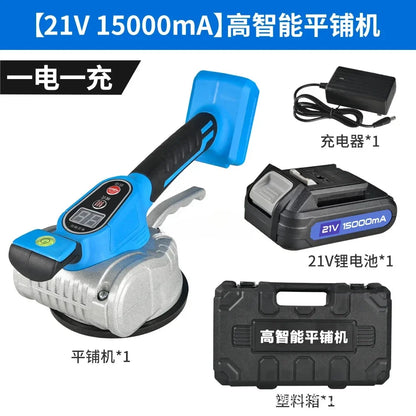 Elektrische Tegelversteller – Tegeltrilmachine – Tegelzetgereedschap – Tegelmachine – Tegellifter – 21V Lithium Accu – Aluminium Legering Kop