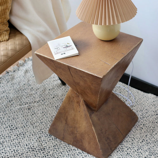 Concrete Side Table - Coffee Tables - Bedside Table - Small Coffee Table - Geometric Shape - Indoor - Outdoor - Weatherproof