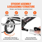 Bicycle Trailer - Bike Trailer - Bike Trailer For Kids - Children's Bike Trailer - Bike Trailer - Double Seat Carrier - Foldable - Kids Bike Trailer Trailer - and Stroller Bike Trailer For Kids - 59x34x37in - 88 lbs Capacity
