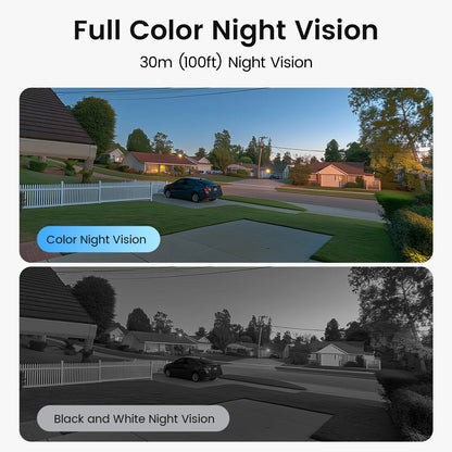 Beveiligingscamerasysteem - Openlucht - CCTV camerasysteem - 4K 8MP/5MP PoE IP - met AI Detectie -Waterdichte - Bewakingscamera - Beveiligingscamera - 360° Auto Tracking Pan/Tilt Functie – Buitenbewaking en Compatibel met PoE NVR