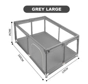 Opvouwbare Speelhek – Babyboxen - Veiligheidshek - Baby’s - Kinderen – Speelplaats – Beschermrand voor Bed - Opvouwbaar - Lichtgewicht - 66x160x120cm.