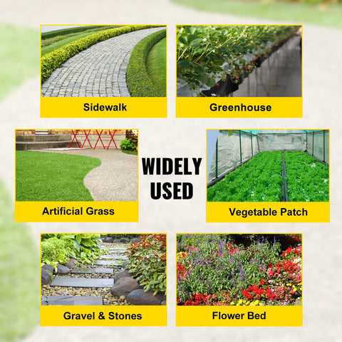 Garden fleece - Fleece cloth - Plant protection - Fleece cloth - Weed fleece - Drainage cloth - Woven ground cloth - 4 * 100ft - Landscape cloth