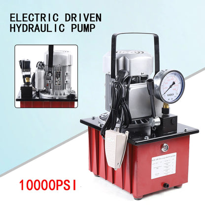 Hydraulische Pomp – Elektrische Pomp – Voetpedaal Pomp – Hydraulisch Apparaat – 0,75 kW Motor – 7 Liter Oliecapaciteit - QUORE
