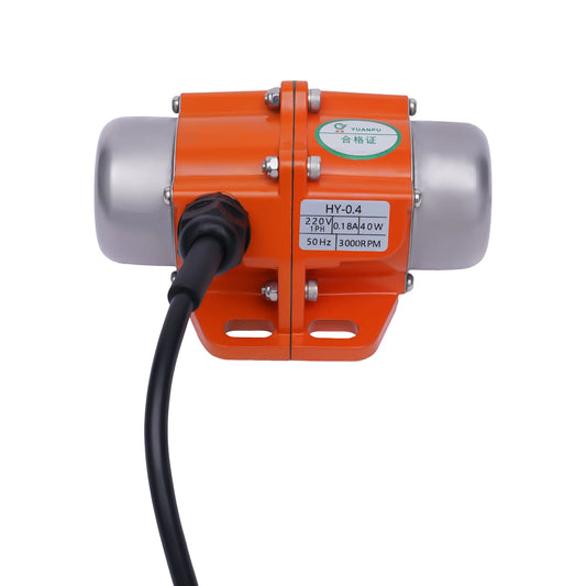 Vevor - Betontrillingsmotor - Aluminiumlegering - 1phase - 50W - 220V - 3000RPM - Vibratiemotor - Oranje - QUORE