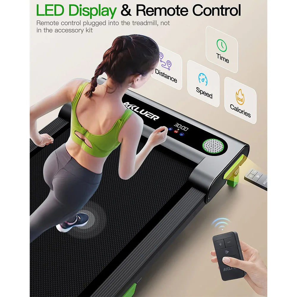 Bureau Loopband – Wandelband – Walking Pad – Hardloopband – Treadmill – Inklapbaar – 2,5 PK Motor – Max 150 kg Belastbaar