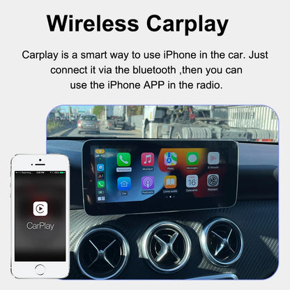 Multimedia Speler – Touchscreen Navigatie Systeem – Auto Radio – Infotainment Unit – Android 13 Systeem – 10,25 Inch Scherm – Draadloos CarPlay & Android Auto