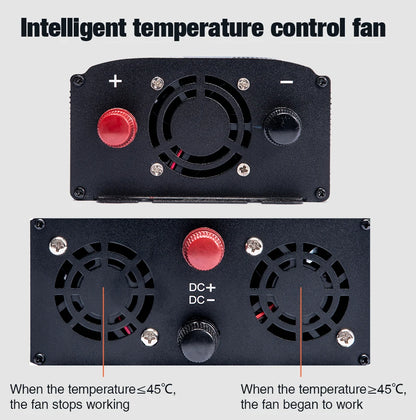 Omvormer – Spanningsomvormer – DC/AC Converter – Zonne-energie Omvormer – Inverter 5000W 12V – Zuivere Sinusgolf – Hoog Piekvermogen