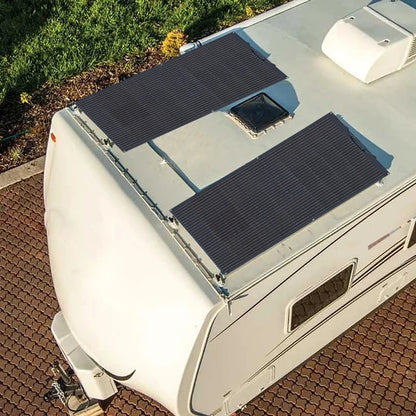 Zonnepaneel - Zonnepanelen - Zonne-energie - 12V Module Fotovoltaïsche Cel Module - Flexibel - Monocrystalline Silicon - 150W - Waterdicht - voor Boot - Camper - Caravan - RV - Tuin