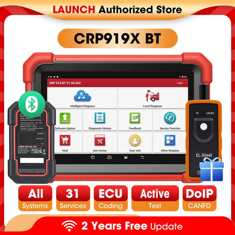 OBD2 Scanner – Auto Uitleesapparaat – Diagnose Scanner – Autodiagnose Tool – Foutcode Lezer – 8 Inch LCD Scherm – 31+ Resetfuncties