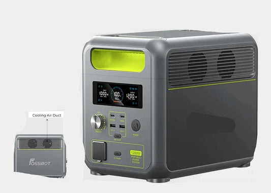 Powerstation - Stroomgenerator - Powerbank - Draagbare - LiFePO4 Back-up Energiebron - 1024Wh - 1200W - Pure Sine Wave – Camping Accu – Solar Oplaadbaar - USB & AC Uitgangen