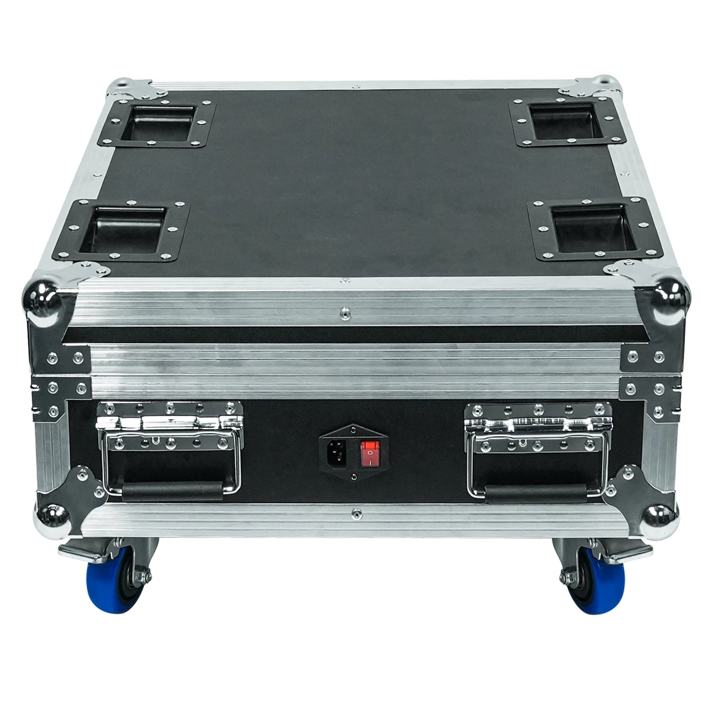 Flightcase Voor 6 Draadloze PAR Lights – Lichtkoffer – Transportkoffer – Beschermcase – Carrycase – Stevig En Lichtgewicht Met Rembare Wielen En EVA-Schuimverdeling