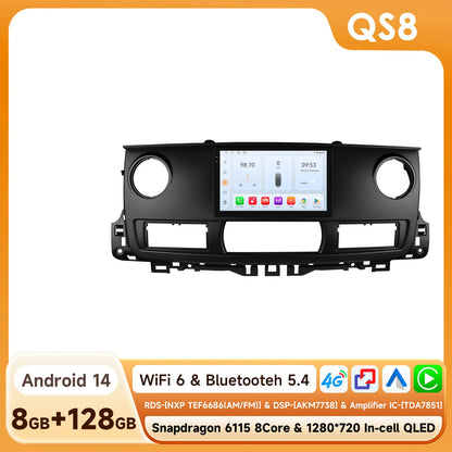 Hizpo Snapdragon Carplay Ai Systems Android Car Radio for Renault Master 2003 - 2011 Multimedia Video Player Gps Autoradio Rds