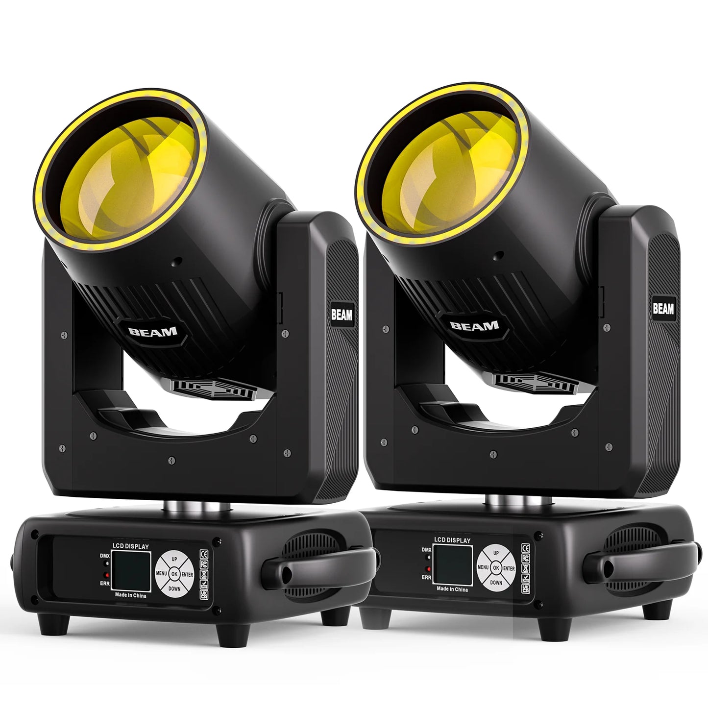 Moving Head Light – Beam Spotlight – DJ Verlichting – Podiumlamp – Discotheek Licht – 295W Ultrahelder – 540° Pan 270° Tilt – EU Stekker 2 Stuks