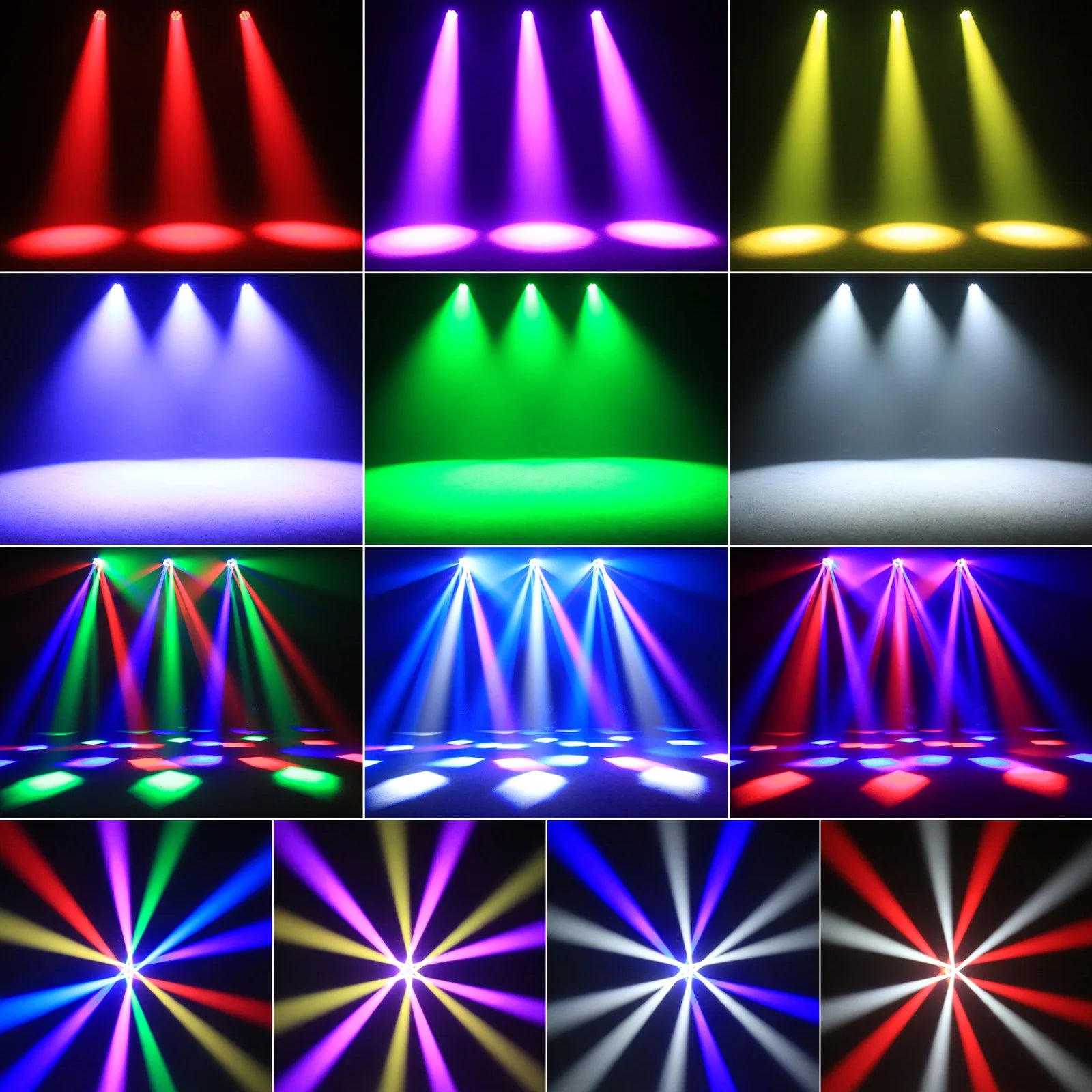 300W Moving Head DJ Licht – LED Verlichting – Podium Effectlamp – DMX Stagelicht – Geluidgestuurd – Elektronische Zoom – Robuuste Aluminium Behuizing – Master-Slave Functie – EU Stekker - QUORE