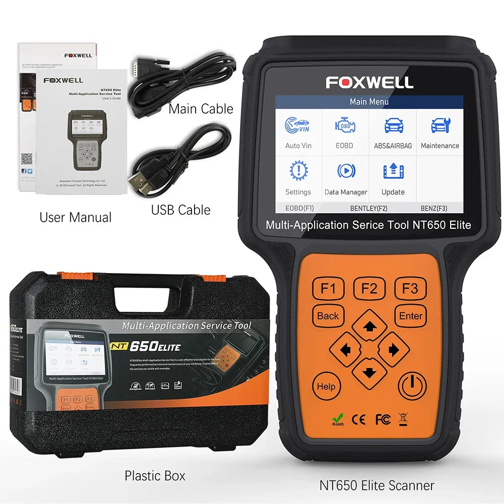 OBD2 Codelezer – Autodiagnose Scanner – Foutcodelezer – Auto Scanner – Draadloos – Wifi Verbinding – 26 Resetfuncties