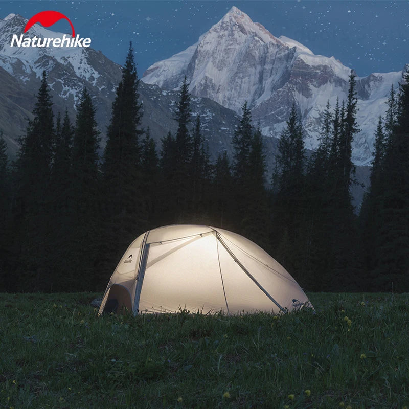 Naturehike Star River UL Camping Tent 15D Silicone 2 Person 3 Seasons Tent Ultralight Portable Outdoor Hiking Tents With Mat