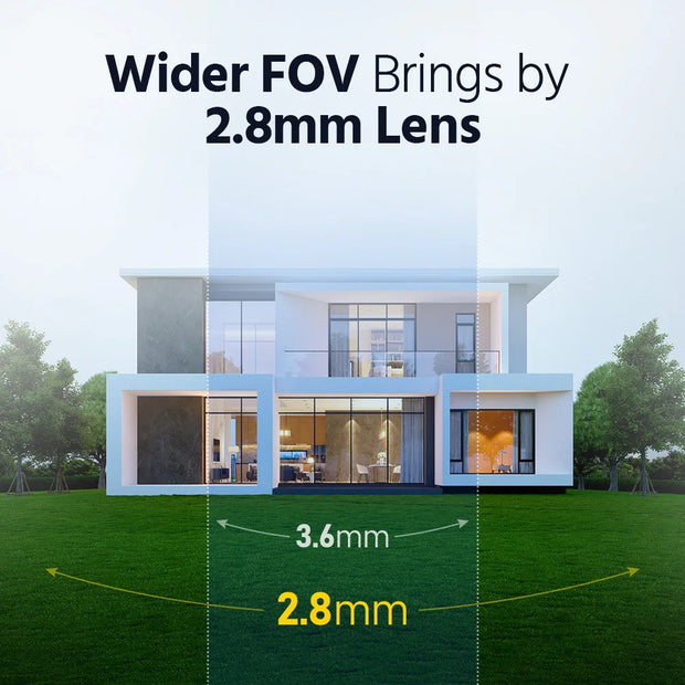 Draadloze Beveiligingscamera - Buiten Camera met Nachtzicht - Camerabewaking - H.265+ 6MP NVR - IP Camera - Audio - IP67 Weerbestendig - Ingebouwde Microfoon