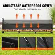 Firewood Rack - Firewood Rack - Indoor Wood Storage - Wood Storage - Wood Rack - Indoor Firewood Rack - Firewood Storage - Firewood Rack - Outdoor Firewood Rack - 600D Oxford Waterproof Cover - 102x12x46 inch - Black