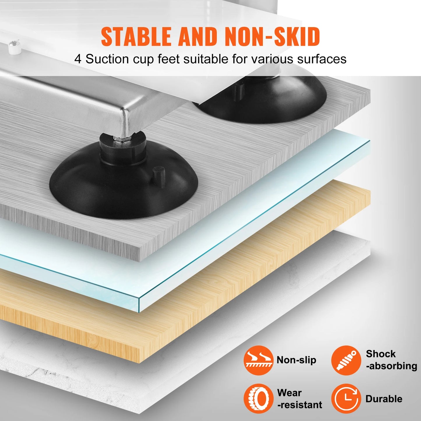 Tomatensnijder - Snijmachine - Handmatige Tomatensnijder - Groentesnijder  - Mandoline - frietsnijder - 0.25x0.38x0.19in - Heavy-Duty RVS Snijmachine - Roestvrijstalen Voedselsnijmachine met Antislip Voeten