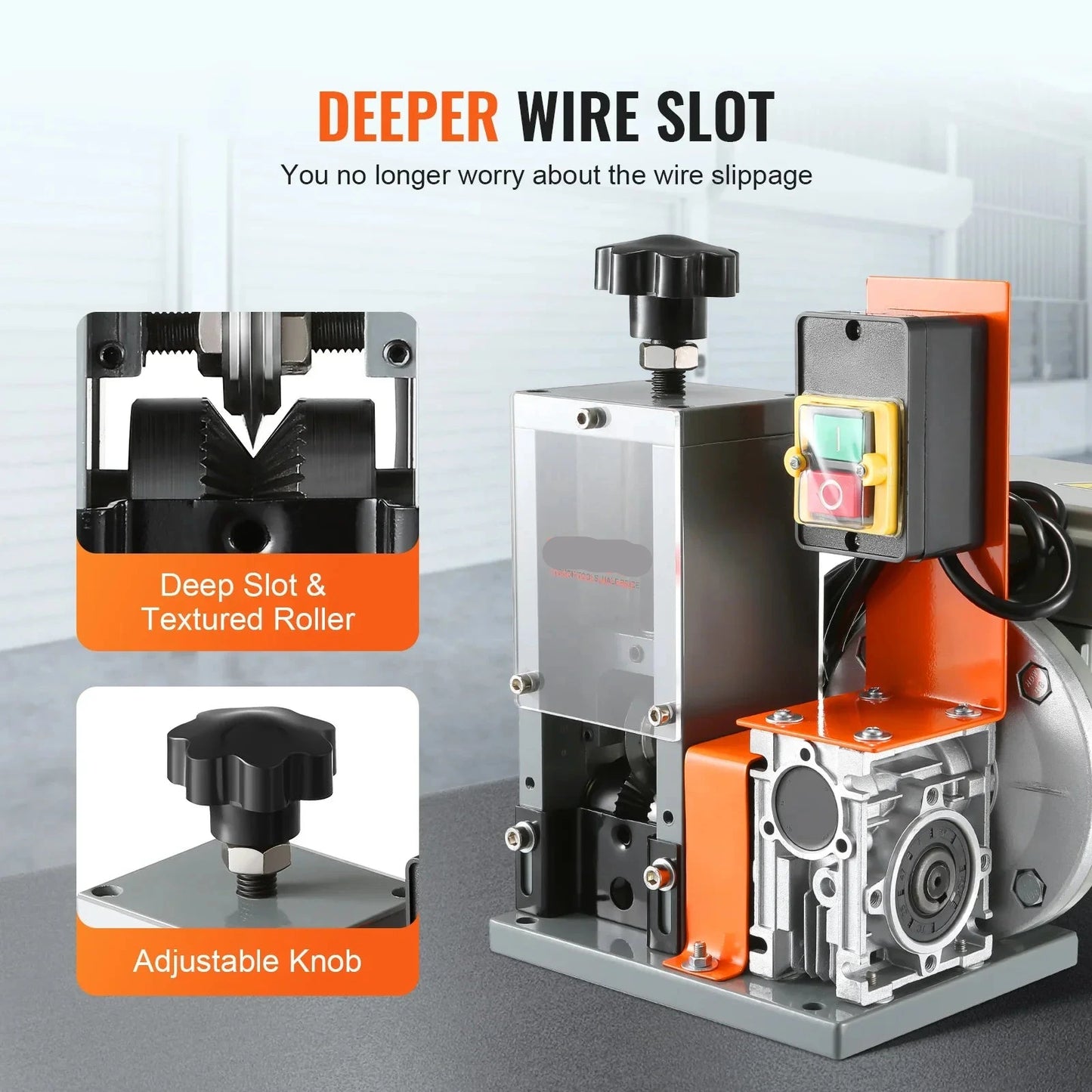 Kabelstripper Machine - Kabelstripmachine - Kabelpeller - Stripping Machine - 180W - 1.5-25mm - Aluminium Behuizing - Automatische/Elektrische Draadstripper Machine - voor Recycling & Werkplaats