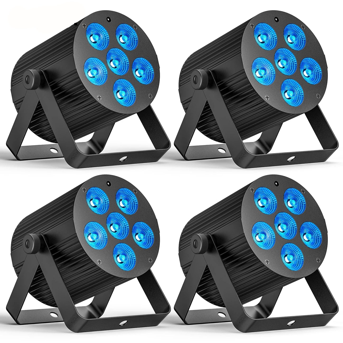 Led Par Licht – LED Discolamp – Podiumverlichting – DJ Verlichting – Feestverlichting – 60W Vermogen – RGBWAUV Kleurenmix