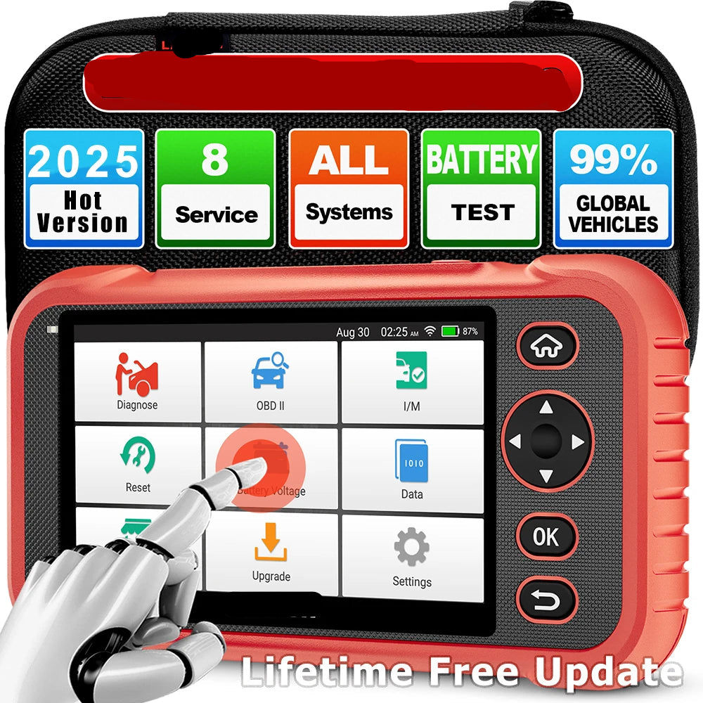 OBD2 Scanner - OBD - Uitleesapparatuur Auto - Diagnosecomputer - Storing Verwijderen - Auto Accessoires - Auto Uitlezen - 8 Reset Services - Systeem Scanner - QUORE
