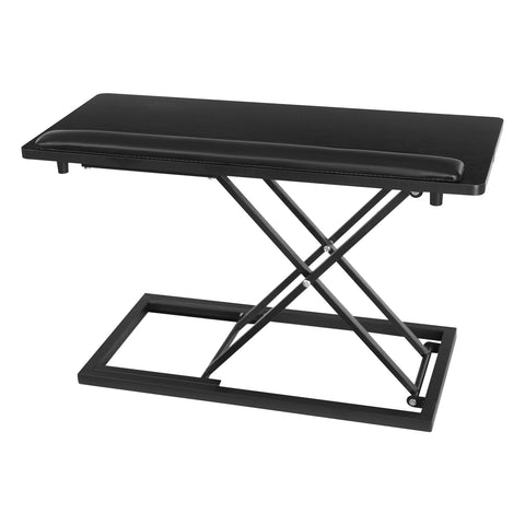 Office Desk - Adult Desk - Computer Desk - Computer Desk - Computer Table - Laptop Table - Keyboard Stand - Adjustable Height - Standing Workstation - Standing Table - Black