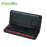 BioloMix - Vacuum Sealer - Vacuum Sealer - Electric Dry/Wet Food Packaging for Kitchen - Silver Gray
