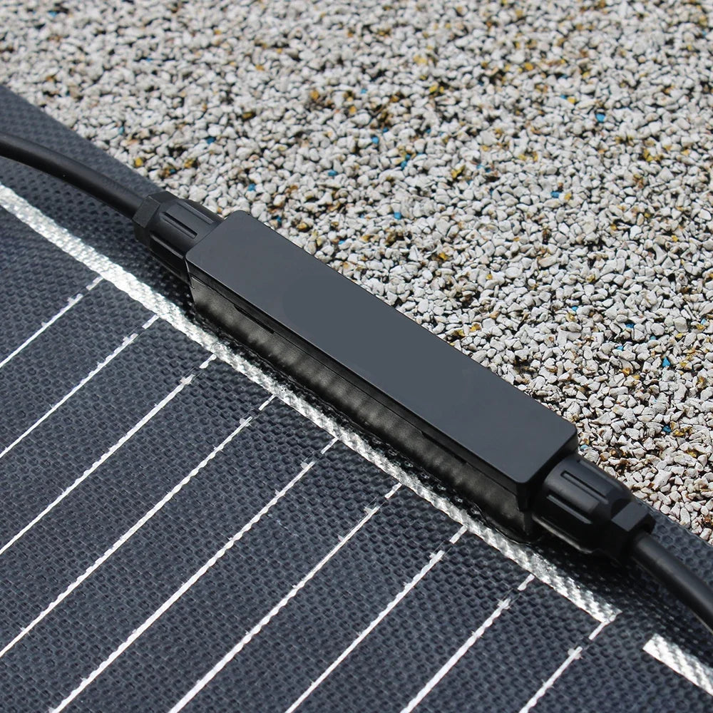 Zonnepaneel - Zonnepanelen - Zonnepanelen met stekker - Zonnepaneel camper - Zonnepanelen plat dak - 300W - Hoogwaardige ETFE Flexibele Zonnepaneel Monokristallijn Kit voor 12V Acculader - Off-Grid Power Camping