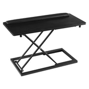 Office Desk - Adult Desk - Computer Desk - Computer Desk - Computer Table - Laptop Table - Keyboard Stand - Adjustable Height - Standing Workstation - Standing Table - Black