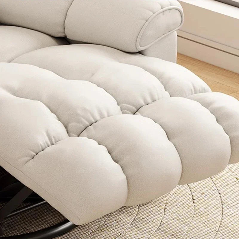 Fauteuil – Relaxstoel – Leunstoel – Lounge Fauteuil – Zitstoel – Kunstleer Bekleding – Opvouwbaar Design