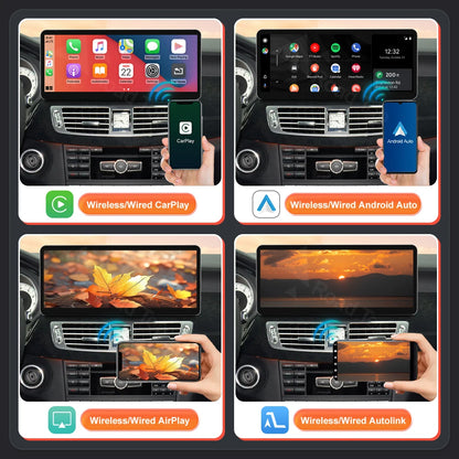 Multimedia Touchscreen Auto – Navigatiesysteem – Infotainment Scherm – Android Auto – CarPlay Draadloos – 10,25 Inch – AirPlay & Mirror Link