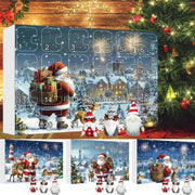 Advent Kalender - Kabouter Poppen Aftelkalender - Kerst Pluche Kalender Doos - 24 Dagen Van Plezier Verzamelbare Pluche Figuren - Kerst Kabouter Advent - Kinderkerstcadeau - Speelgoed - Speelset - Set B